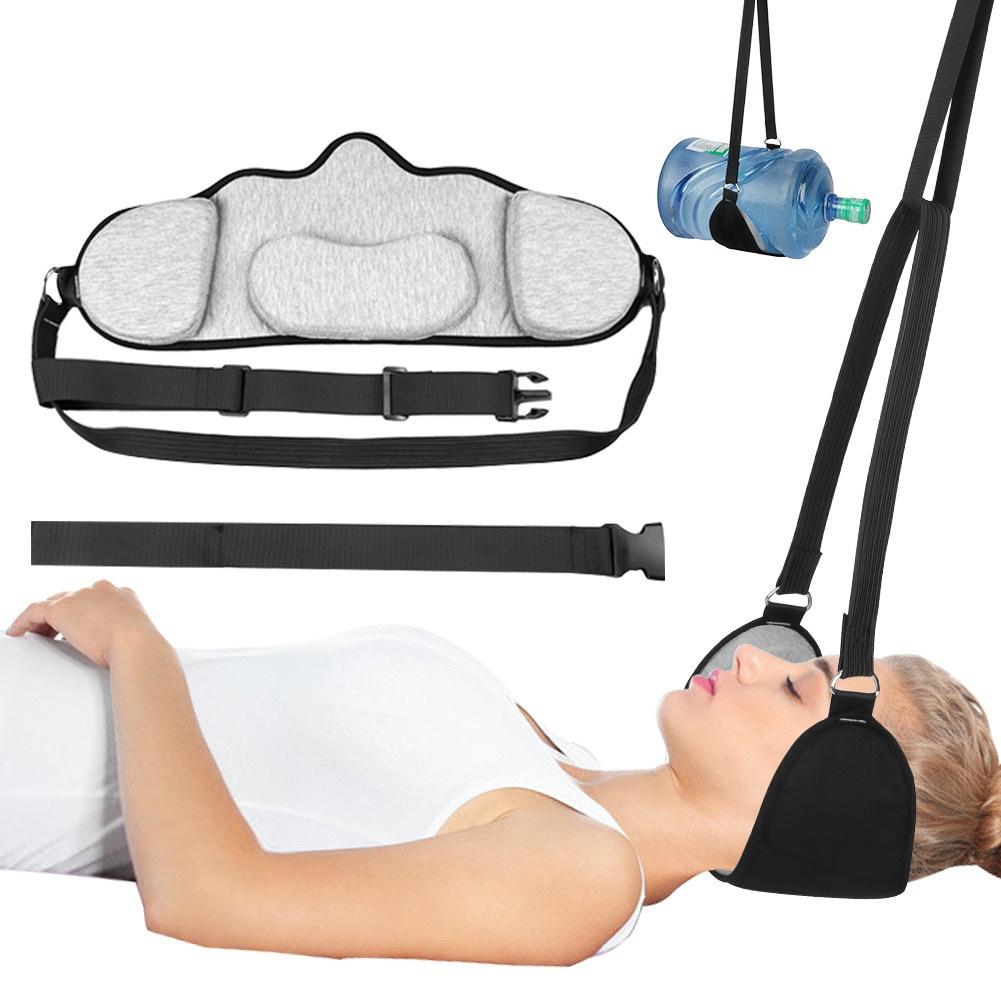 Hammock with Stand for Neck Traction Massager Cervicales To Reduce Neck Pain Relief Relaxation with Free Eye Mask Neck Hammock