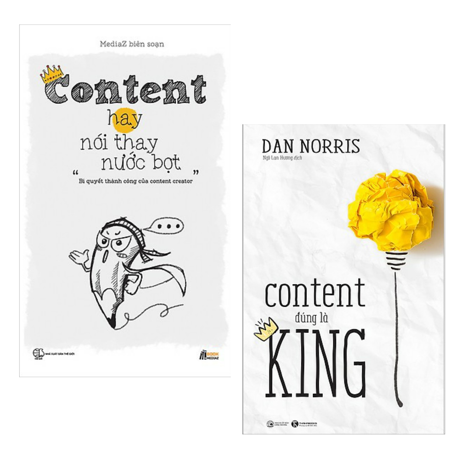 Combo Tuyệt Kĩ Marketing - Bán Hàng: Content Hay Nói Thay Nước Bọt + Content Đúng Là King (2 Cuốn/ Tặng Bookmark Happy Life) | Tiki