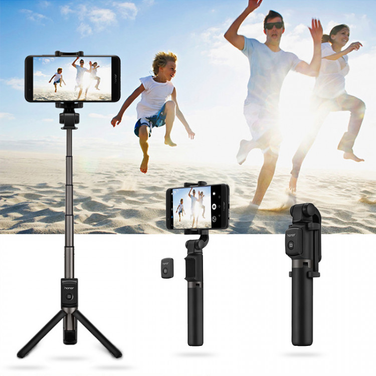 Original Huawei Honor AF15 Bluetooth Selfie Stick Tripod Portable Wireless Control Monopod Handheld for Mobile Phone - Gậy chụp hình Selfie Tripod Huawei 360 độ AF15