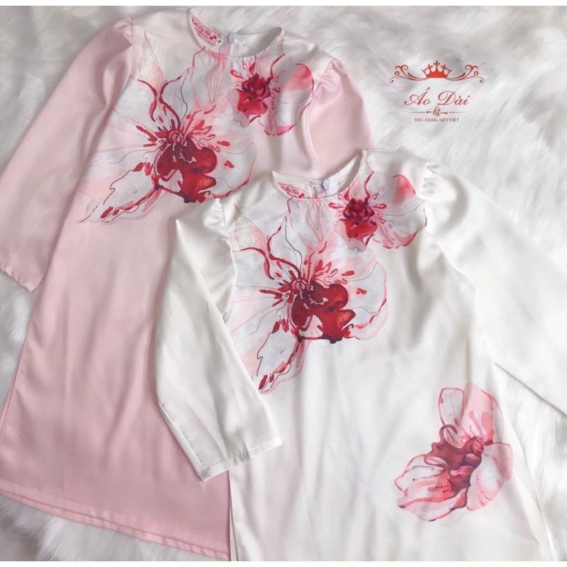 ÁO DÀI MẸ VÀ BÉ HOA NGỌC LAN XUÂN 2022