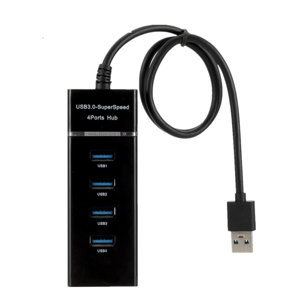 USB 3.0 Hub High Speed 4-Port Hub Independent Switch Hub Four-Bit Splitter Hub Usb 3.0 Multi-Interface Hub For Desktop PC Laptop