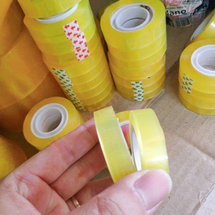 Băng Dính / Băng Keo Văn Phòng Khổ 1cm / 2cm Dính Chắc Tiện Lợi