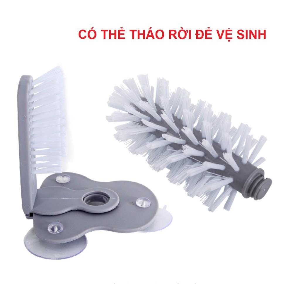 Dụng cụ rửa ly thông minh - Cọ rửa ly dán tường - rửa ly cả trong và ngoài