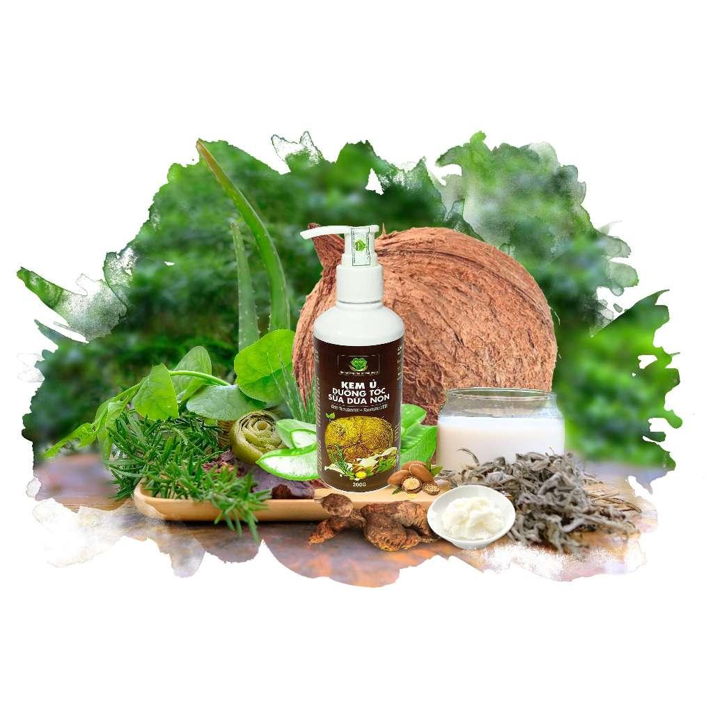 KEM Ủ DƯỠNG TÓC SỮA DỪA NON 200Gr