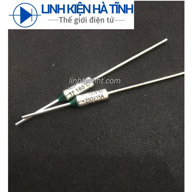 10 cái Cầu chì nhiệt 185 độ 15A 250v cầu chì nhiệt nồi cơm nồi lẩu