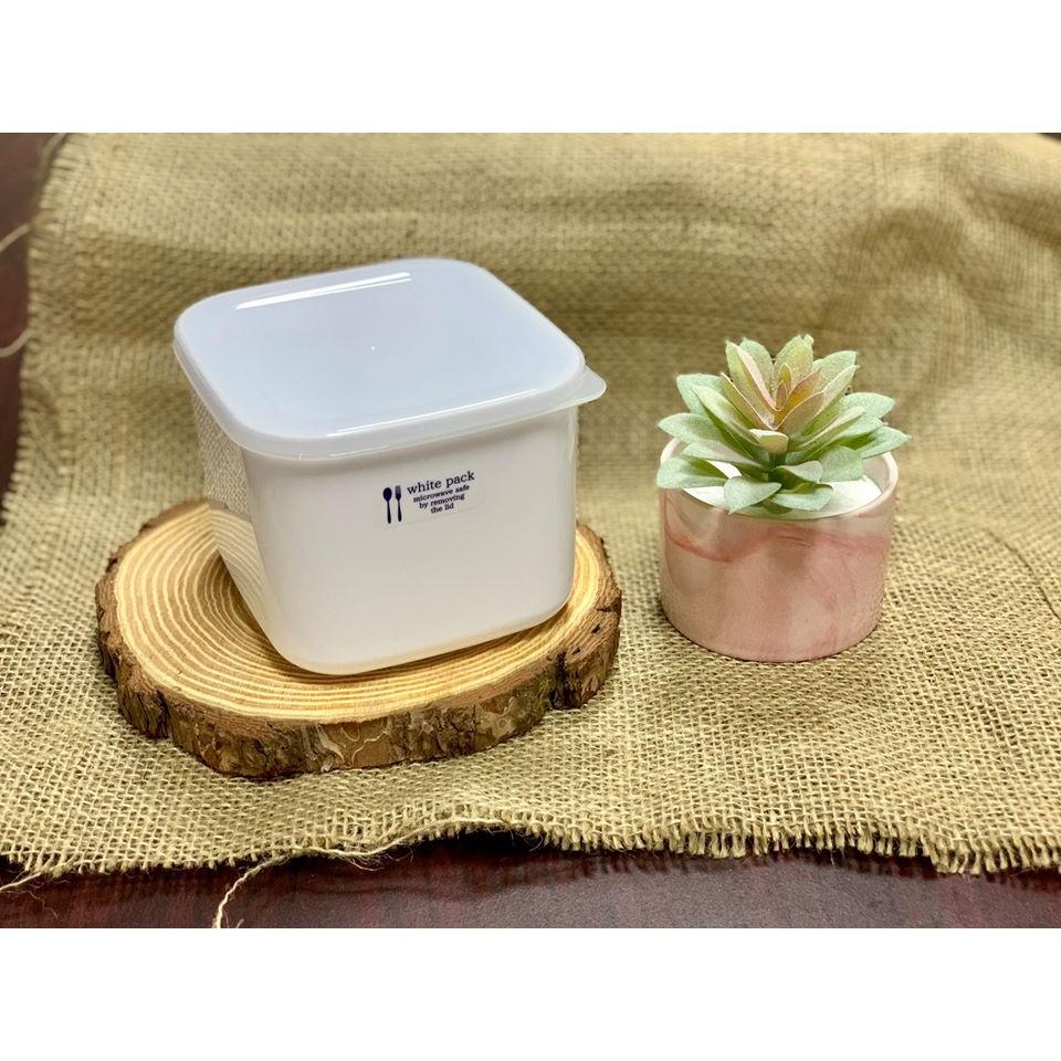 Hộp nhựa đựng thực phẩm an toàn White Pack - Hàng Nhật nội địa