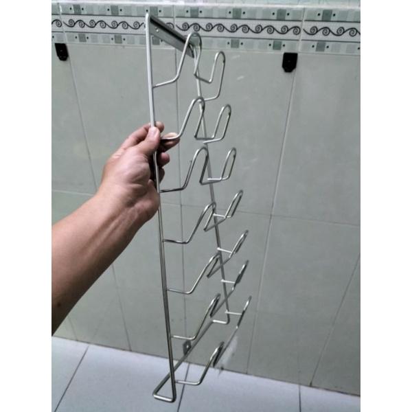Giá treo nắp nồi 9 tầng - kệ để vung