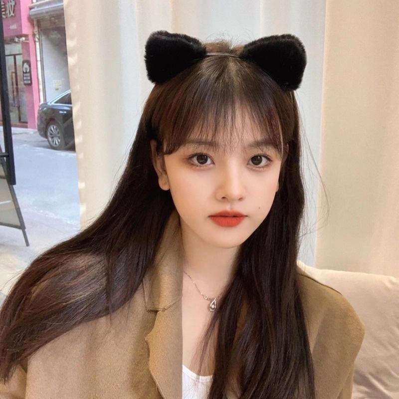 Băng Đô Bờm Cài Tóc Tai Mèo 4 Màu Siêu Xinh Thời Trang Cho Bạn Nữ Mainia Shop