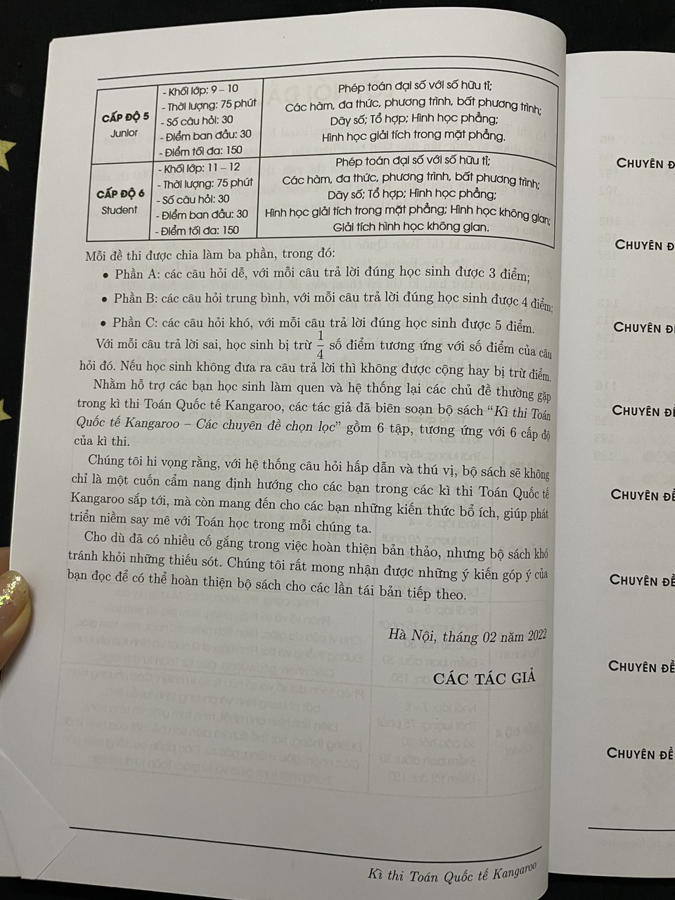 Kỳ Thi Toán Quốc Tế Kangaroo - Các chuyên đề chọn lọc - Cấp độ 1 - NTbooks