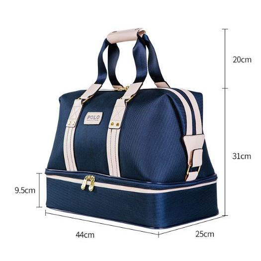 Túi đựng quần áo và giày golf bag Polo cao cấp vải dù chống thấm TD012