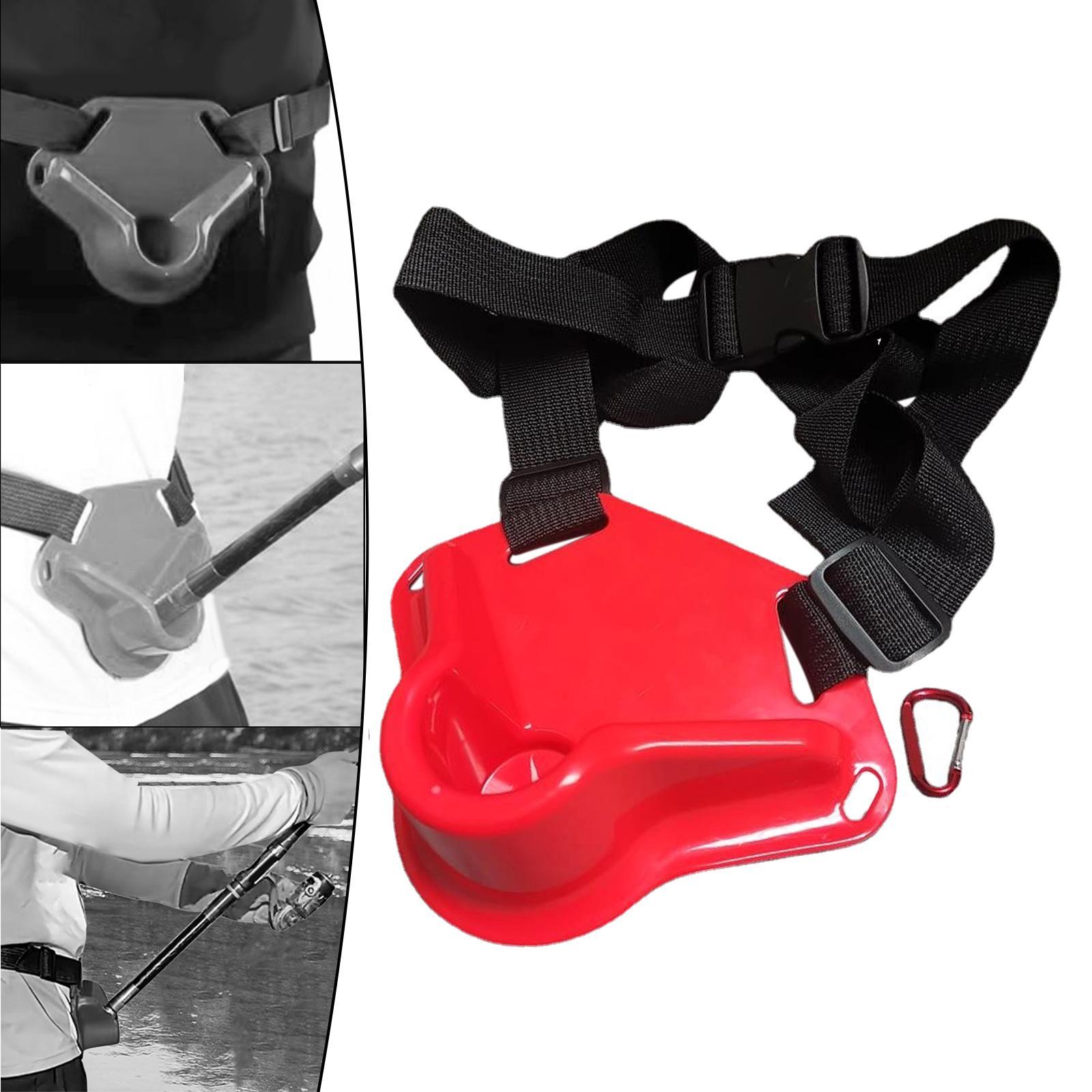 Fighting Rod Holder, Fishing Waist Rod Holder, Pole Support Prop Fishing Pole Holder, Strap Bracket Portable Belt Strap Fishing Belt Rod Holder