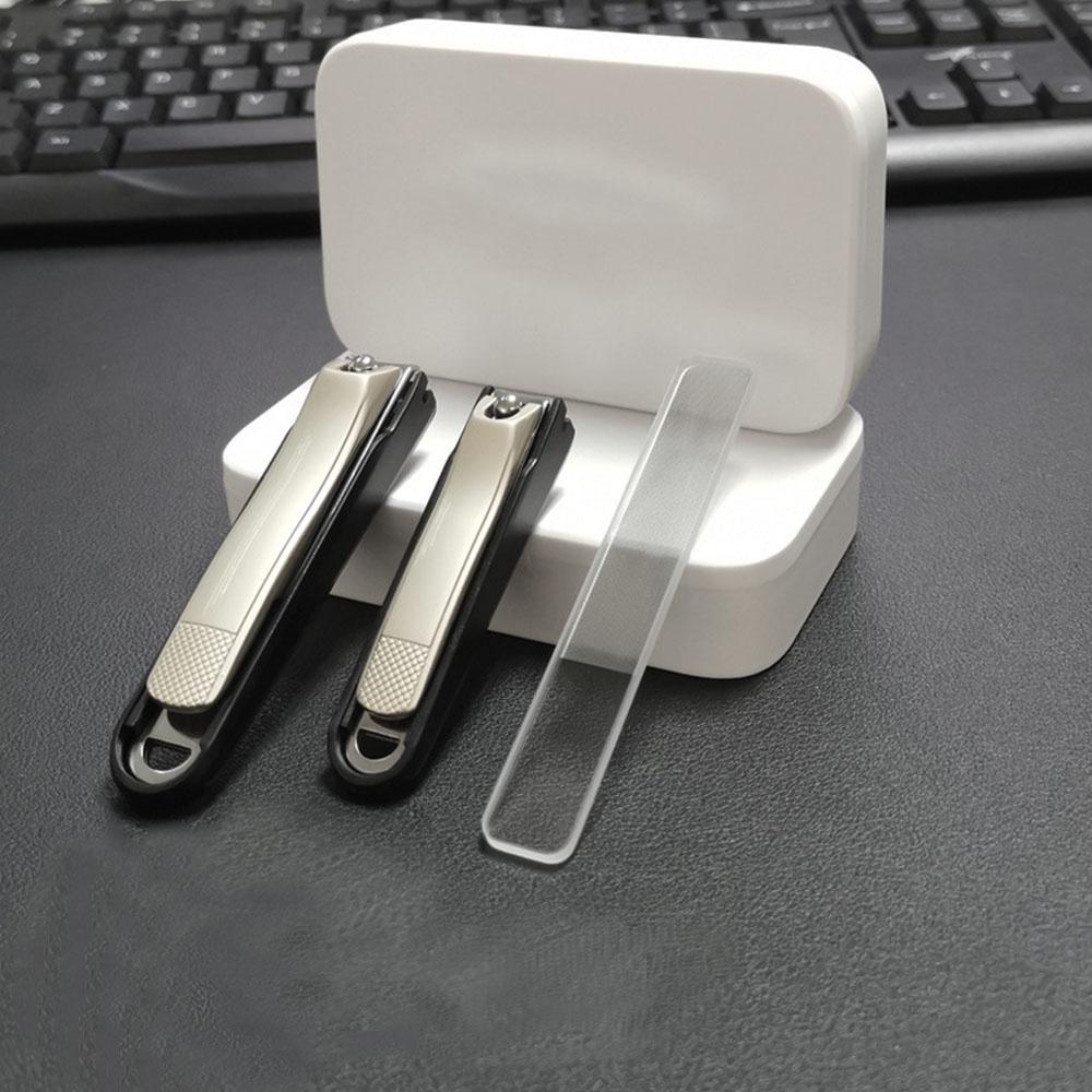 Bộ bấm móng tay 3 món công nghệ chống văng, bộ dụng cụ làm móng cao cấp.
