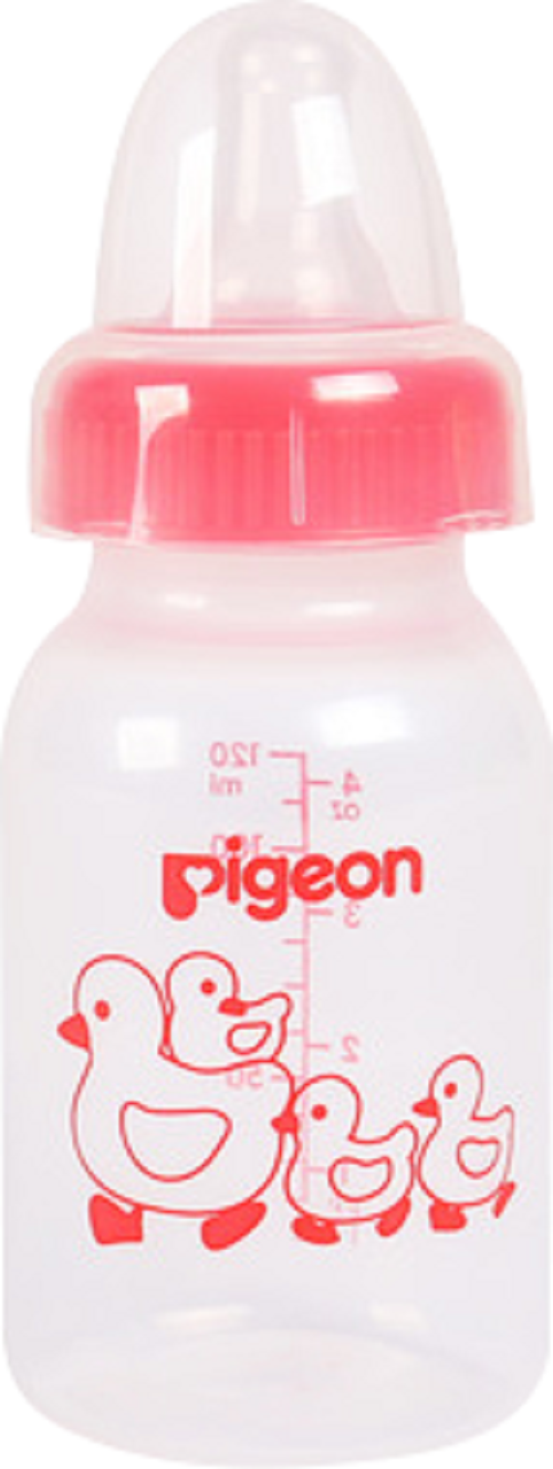 Bình sữa cổ hẹp PP tiêu chuẩn vịt Pigeon 120ml