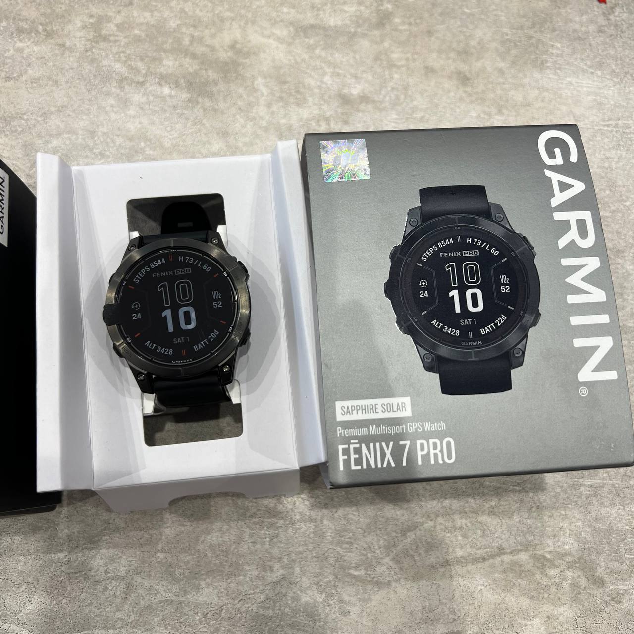 Đồng hồ Thông Minh Garmin fēnix 7 Pro Sapphire Solar (Black) - Hàng Chính Hãng