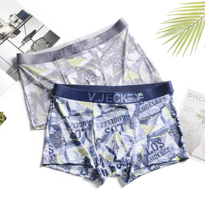 Quần Lót Nam Kháng Khuẩn Cotton Boxer Bằng Lụa Mẫu Ngẫu Nhiên - Hàng Nhập Khẩu