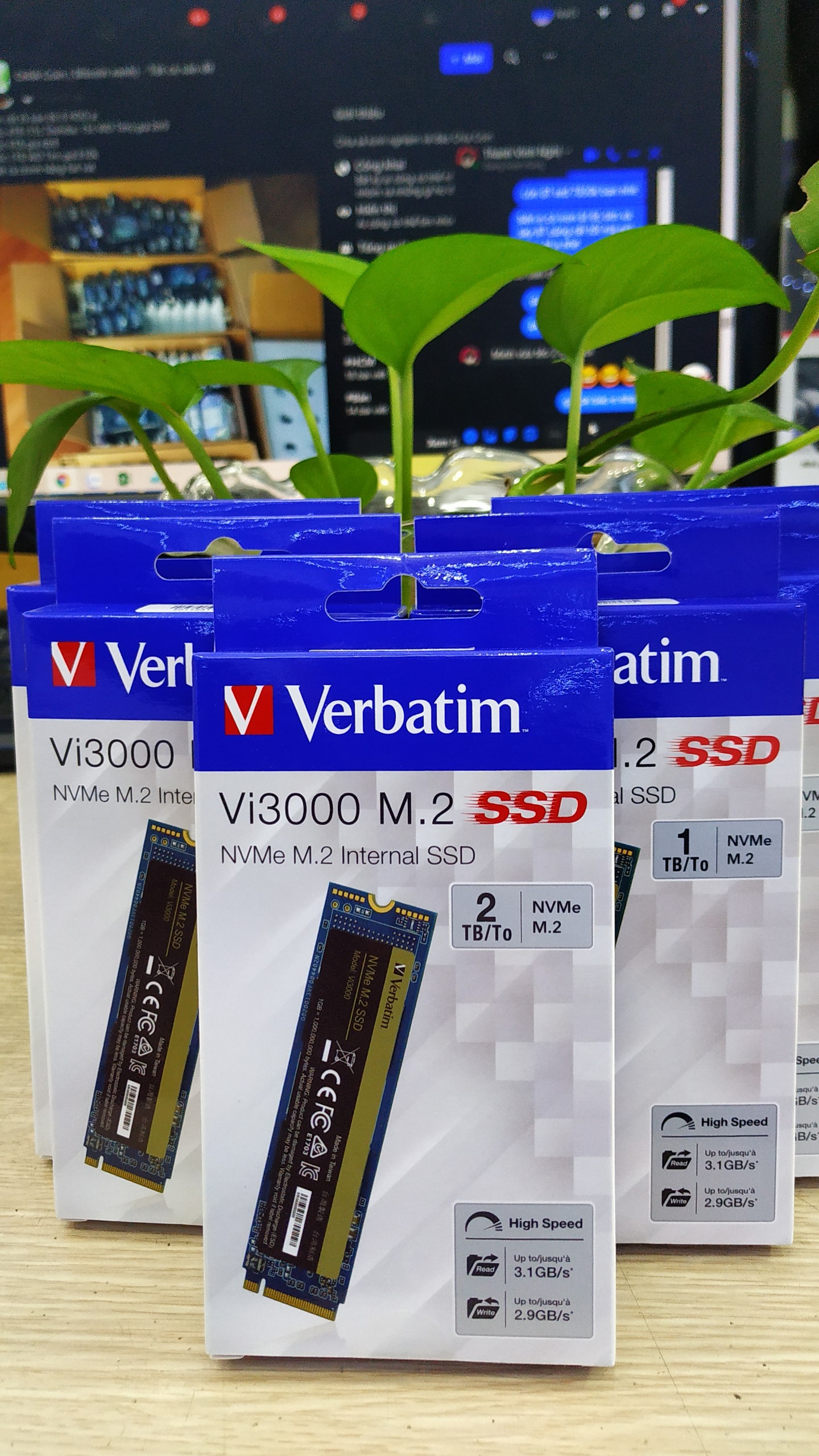 Ổ cứng Verbatim SSD NVMe M.2 2TB (Vi3000)- Hàng chính hãng