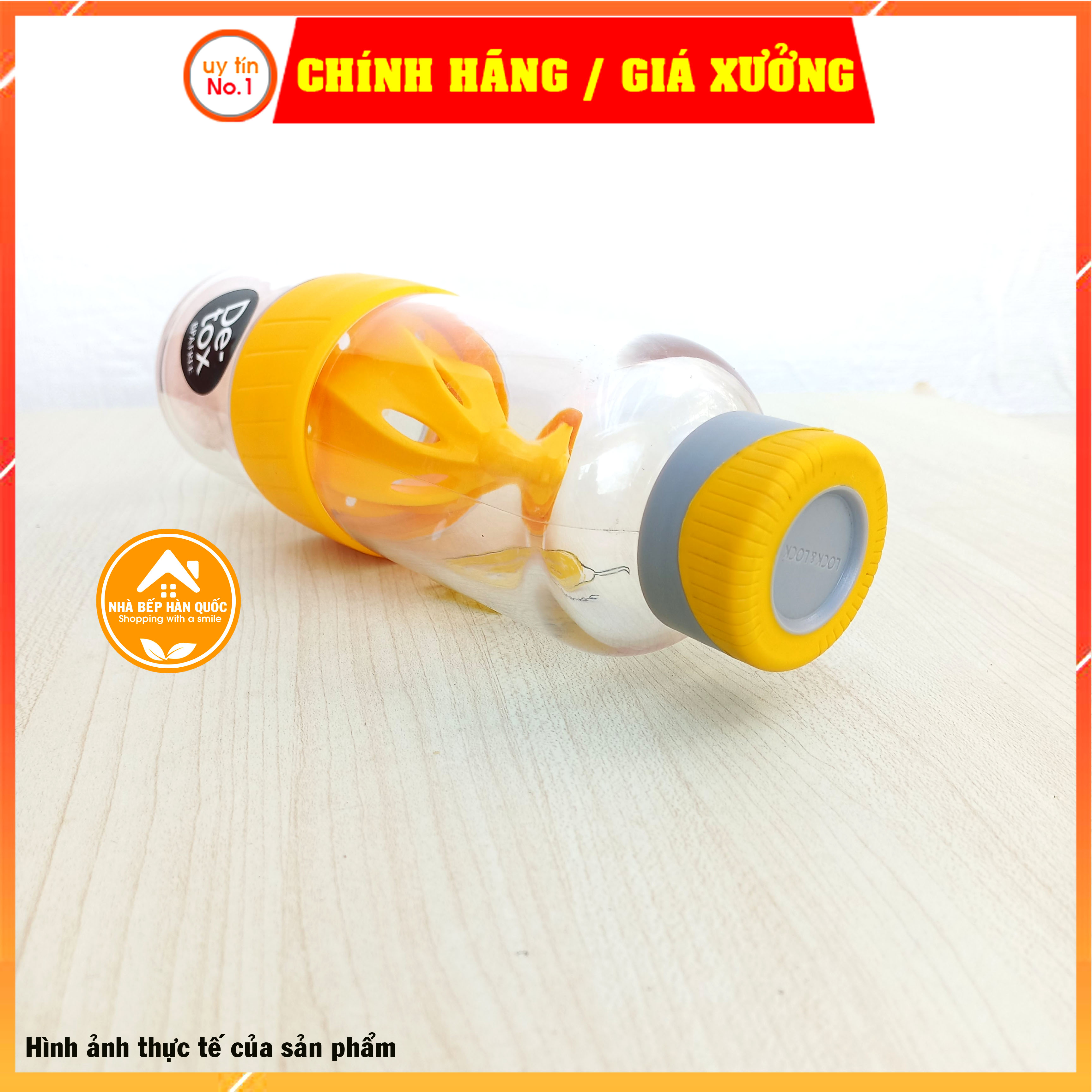 Bình nước Lock&Lock chính hãng Detox dung tích 520ml ABF659