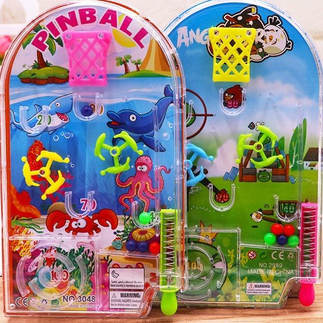 (3 MẪU) Đồ chơi pinball mini bắn vòng bi mê cung vui nhộn