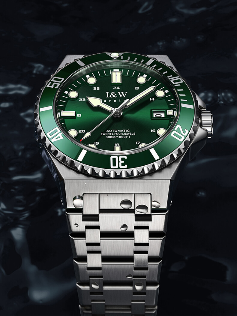 Đồng hồ nam chính hãng IW Carnival IW726G-1 ,Kính sapphire,chống xước,Chống nước30m,BH24 tháng,Máy điện tử(pin),dây da