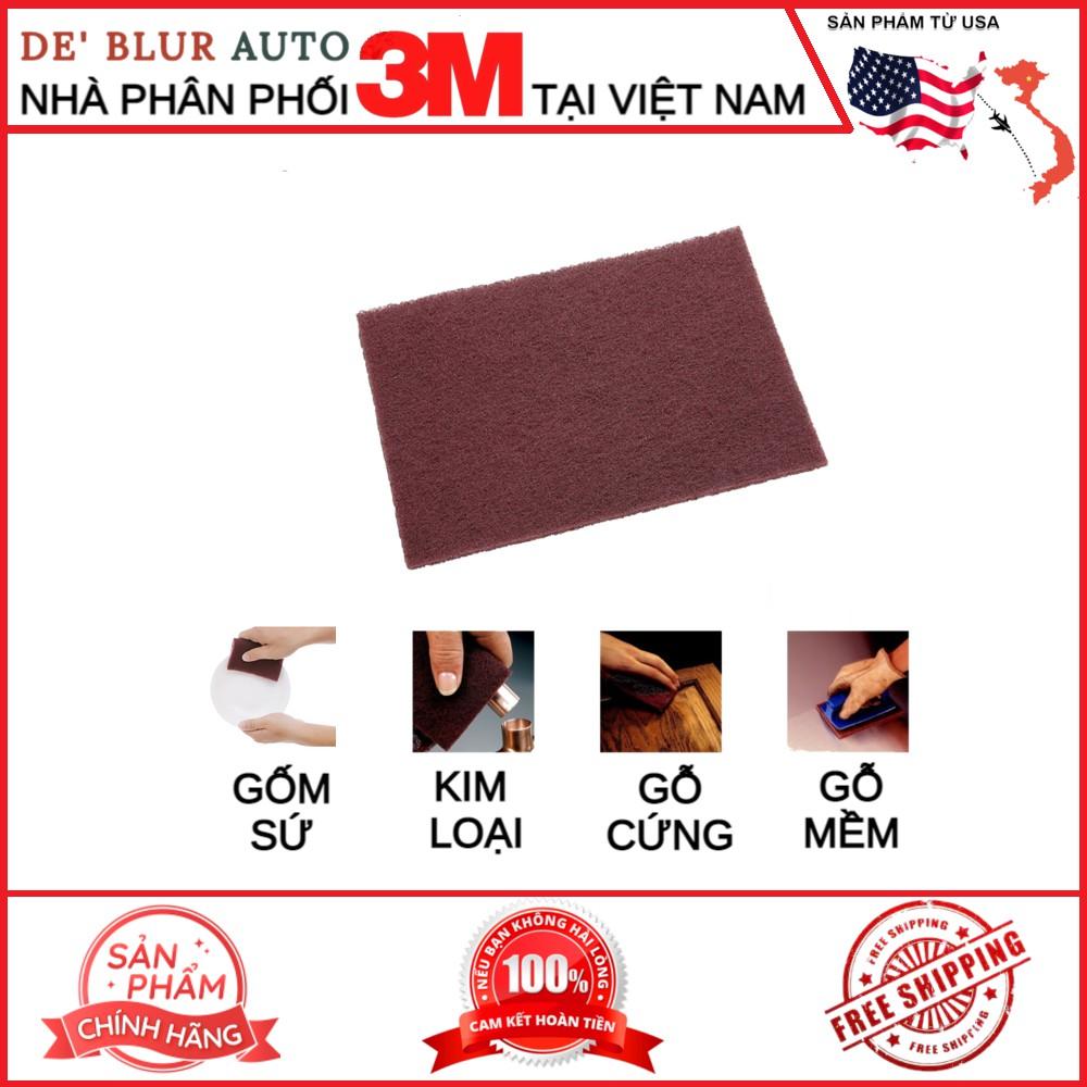 Bùi nhùi cước cọ rửa cao cấp 3M 07521 Scotch Brite Multi-Flex Abrasive Sheet Roll Very Fine Grade 203.2mm x 101.6mm