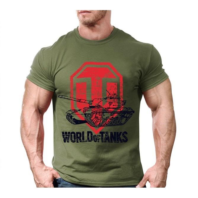 Áo thun World of Tank_chiến thuật_dã ngoại - đen, đen
