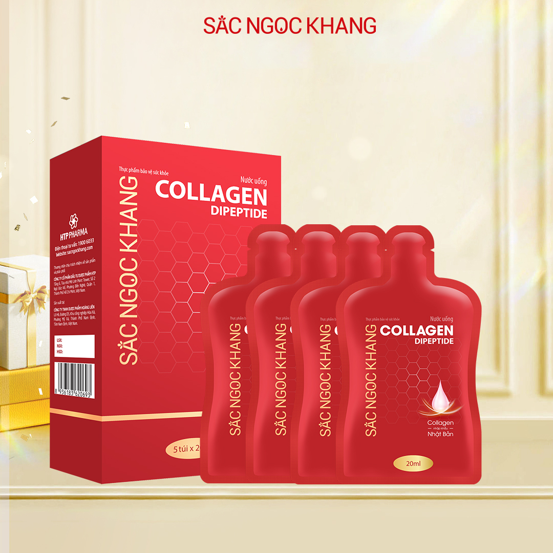 Nước uống Collagen Sắc Ngọc Khang làm đẹp da, giúp da sáng, căng mịn