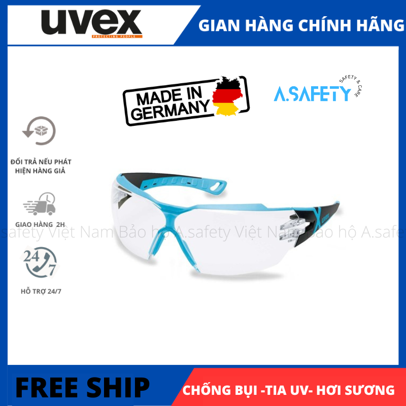 Kính bảo hộ UVEX chống bụi, chống hơi nước, chống tia UV, mắt kính thể thao, thời trang