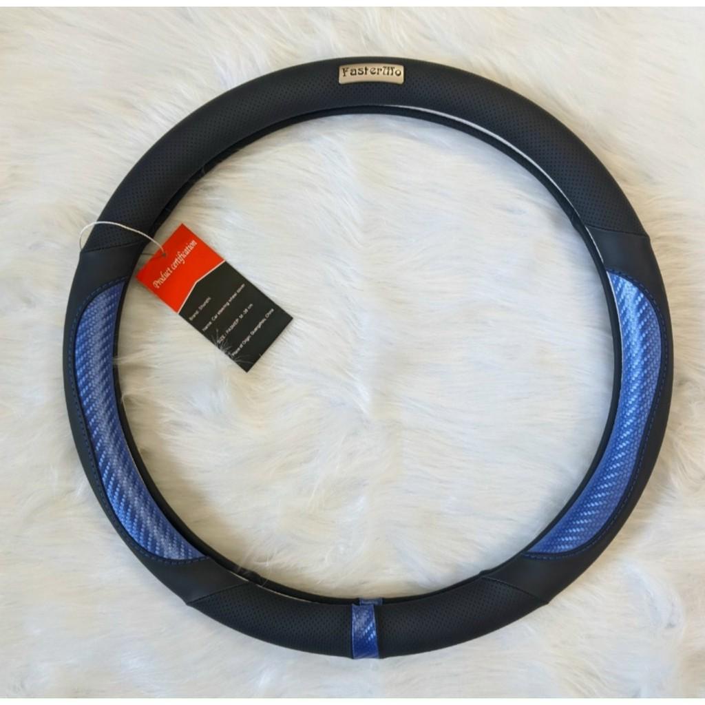 Bọc Vô Lăng Dành Cho Xe FasterMo Cao Cấp Da Thông Hơi Carbon