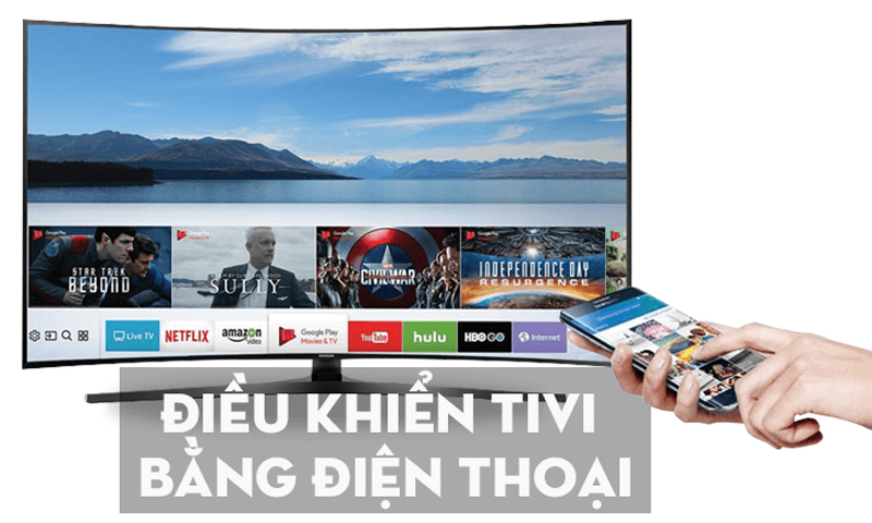 Smart Tivi Màn Hình Cong Samsung 65 inch 4K UHD UA65MU6500KXXV - Hàng Chính Hãng