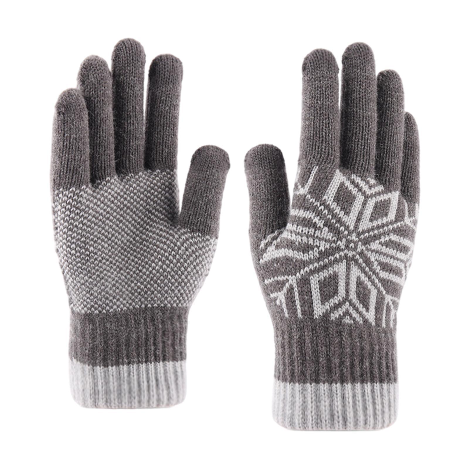Winter Warm Gloves Touch Screen Mitten Texting Gloves for Skiing