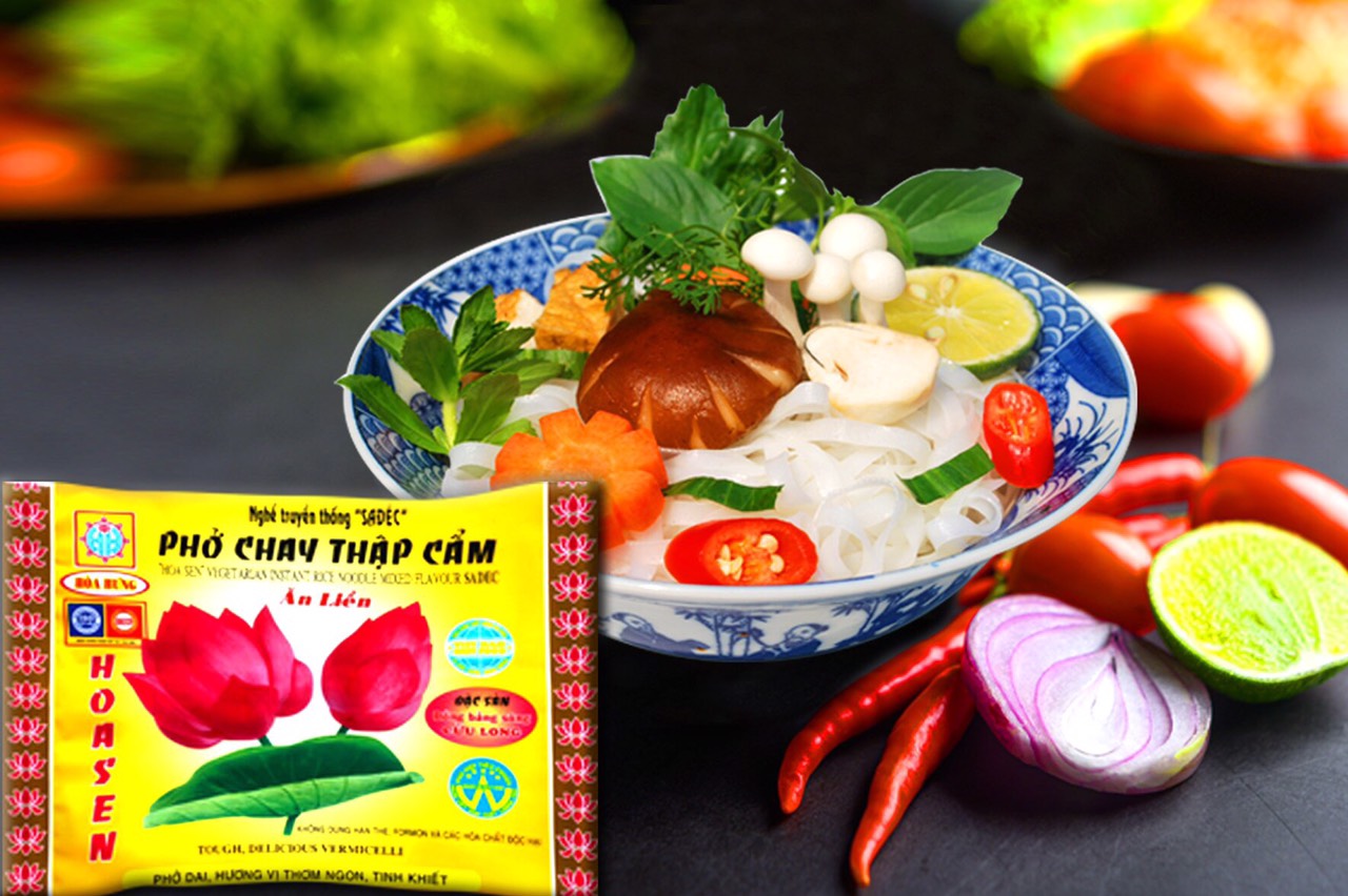 Thùng 30 gói phở chay thập cẩm