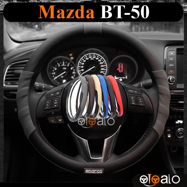 Bọc vô lăng da PU dành cho xe Mazda BT-50 cao cấp SPAR - OTOALO