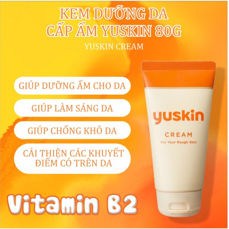 Kem Dưỡng Da Yuskin Cream Cấp Ẩm Dành Cho Da Khô Nứt Nẻ (Tuýp 80g)