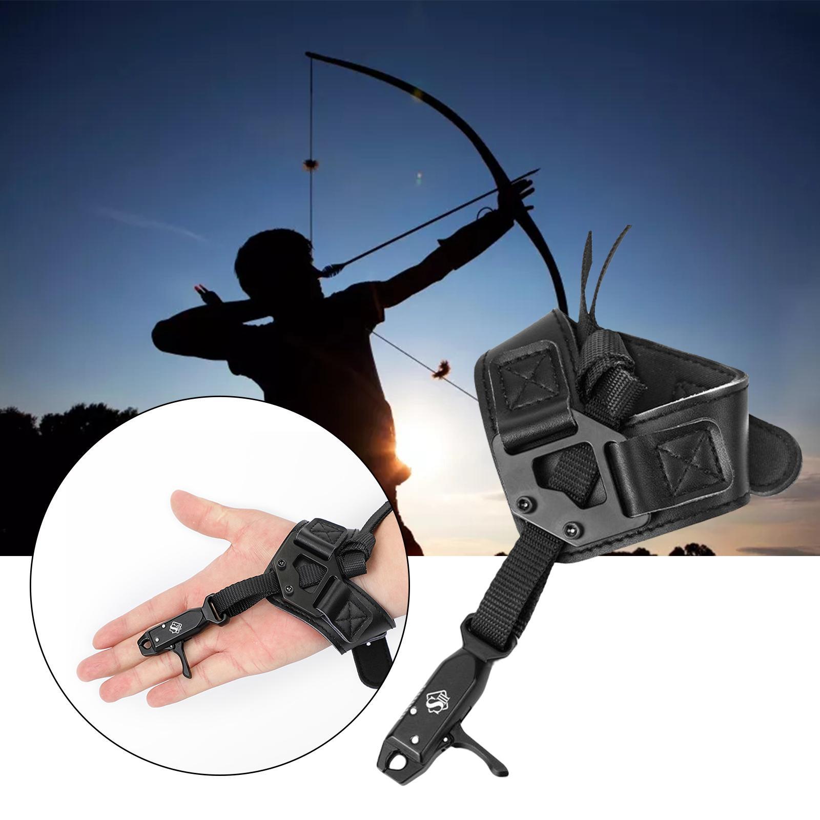 Compound Bow Release Aid   Right Left Wrist Strap