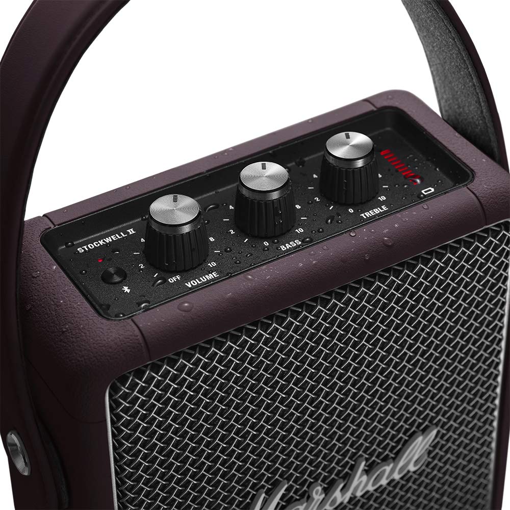 Loa Marshall Stockwell II Portable Speaker - Màu Burgundy- Hàng Nhập Khẩu