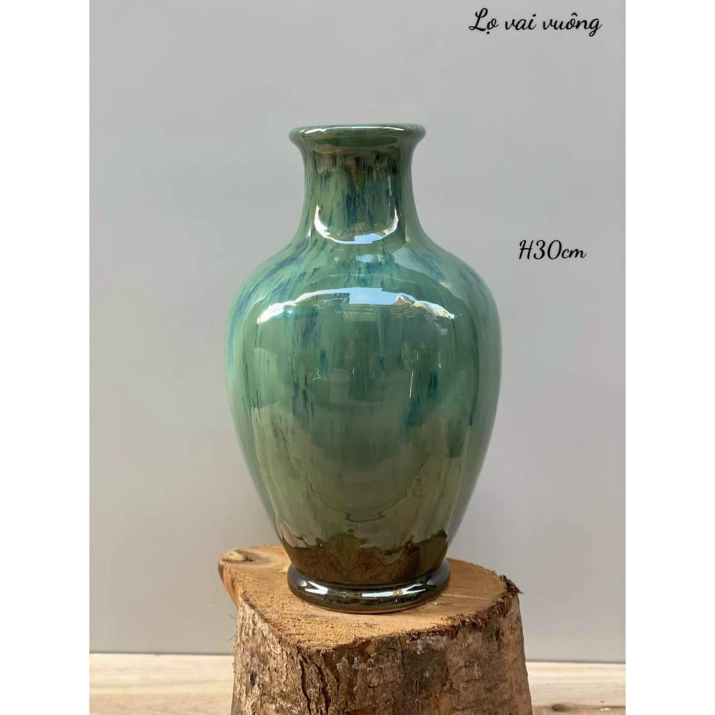 Lọ hoa Bát Tràng - bình cắm hoa - Lọ decor - Men hỏa biến Gốm sứ Bát Tràng