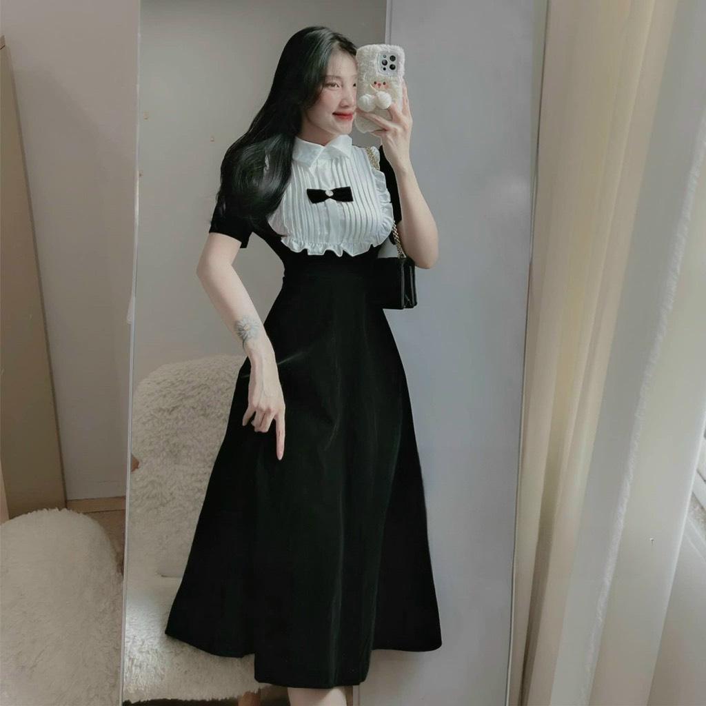 ĐẦM XÒE NHUNG PHỐI BÈO NƠ DÁNG DÀI