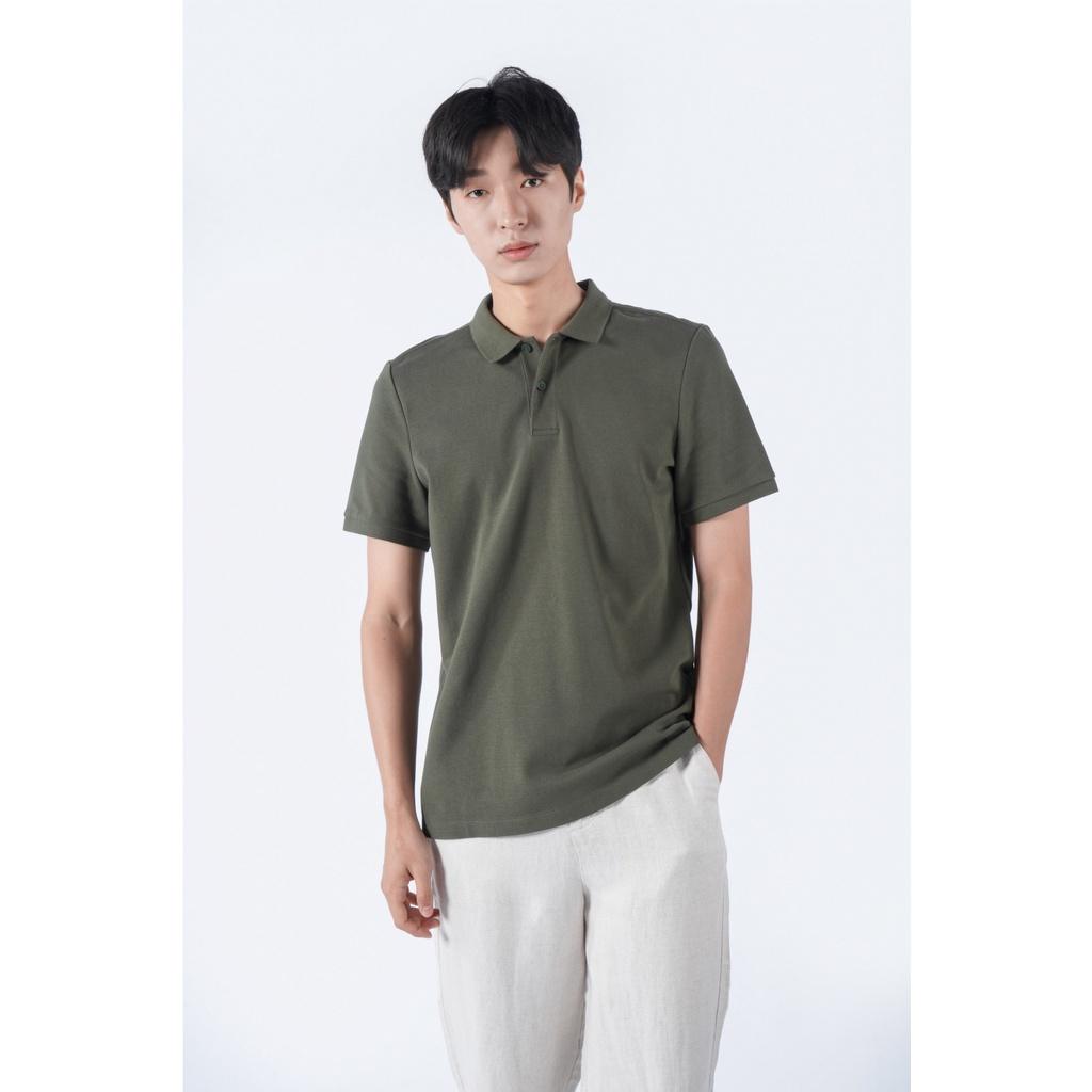 POLO - Áo thun có cổ nam 4 màu thêu chữ vai áo 10S21POL028 - Shop LASTORE