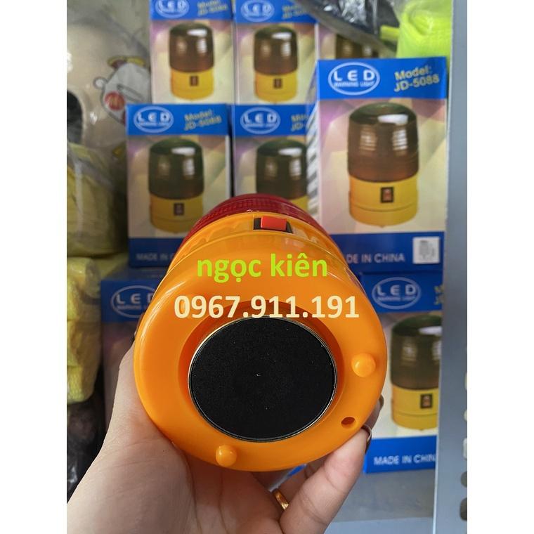 Combo 10 đèn quay công trường cảnh báo chạy 4 pin tiểu,đế nam châm