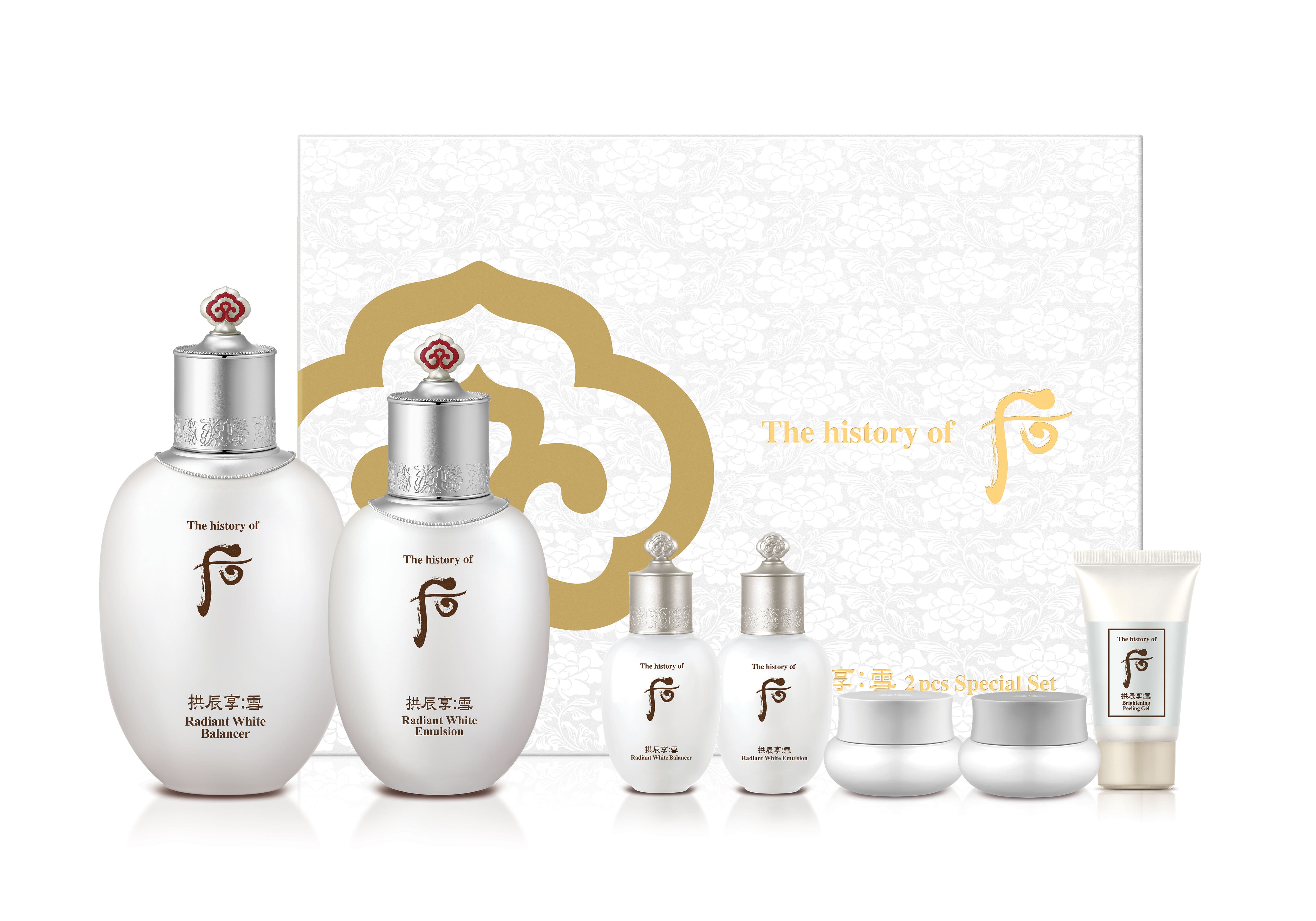 ﻿Bộ sản phẩm dưỡng sáng da THE WHOO Gong Jin Hyang Brightening Special Set
