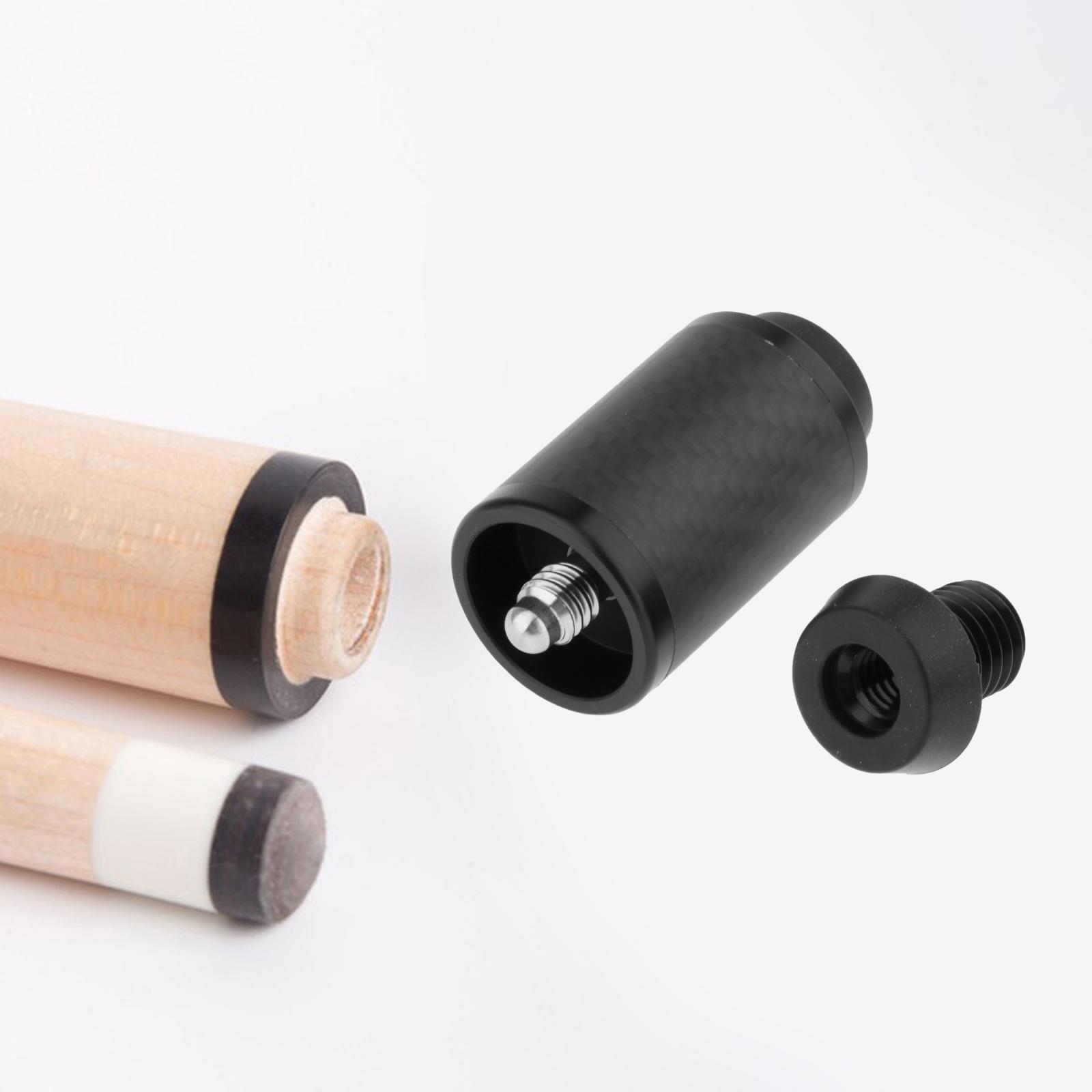 Pool Cue Extension, Billiard Cue Extension, Pool Accessories with , Billiards Supplies, Professional Carbon Fiber Cue Shaft Extend