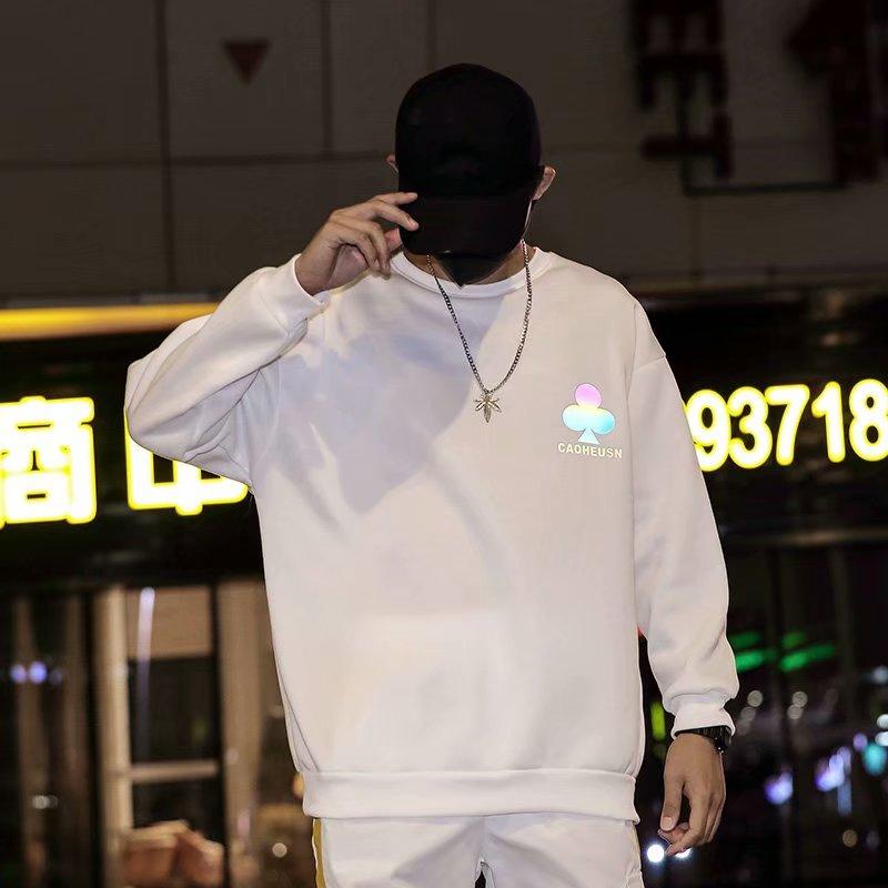 Áo Thun Nam Dài Tay Cổ Tròn Thời Trang Hàn 4 Màu Cỡ M-3Xl