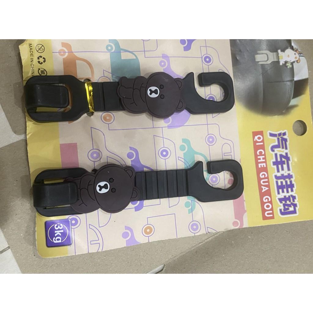 Bộ 2 Móc Treo Đồ Sau Ghế Ô Tô Nhiều Hình Dễ Thương –  Tiện Dụng Dành Cho Ô Tô, Xe Hơi Siêu Bền