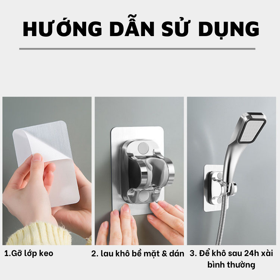 Bộ vòi sen tăng áp tích hợp massage, 3 chế độ điều chỉnh nước tích hợp bàn chải mát xa cùng lõi lọc nước - Huy Tưởng