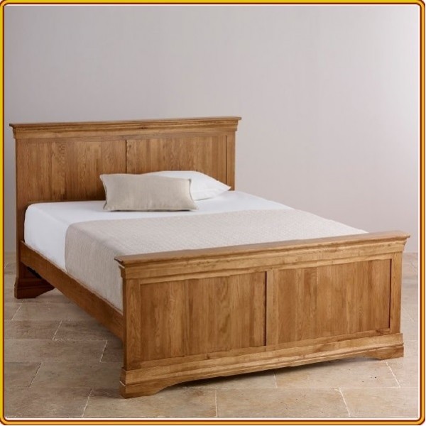 Giường đôi Juno Sofa gỗ sồi 1m4