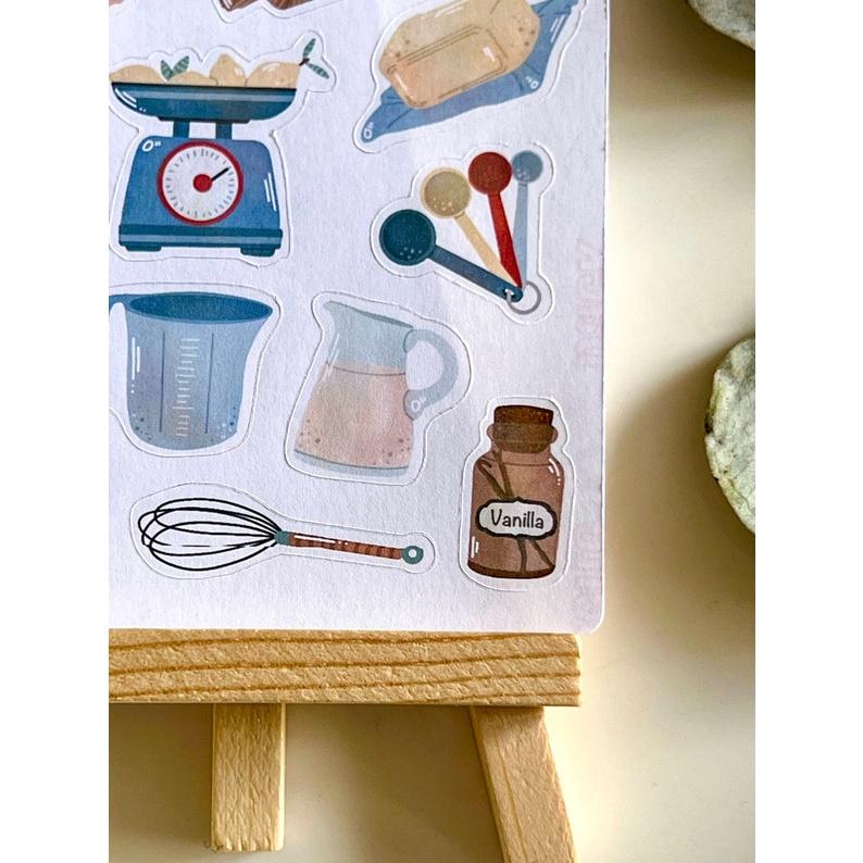 Sticker sheet Baking - chuyên dán, trang trí sổ nhật kí, sổ tay | Bullet journal - Unim032