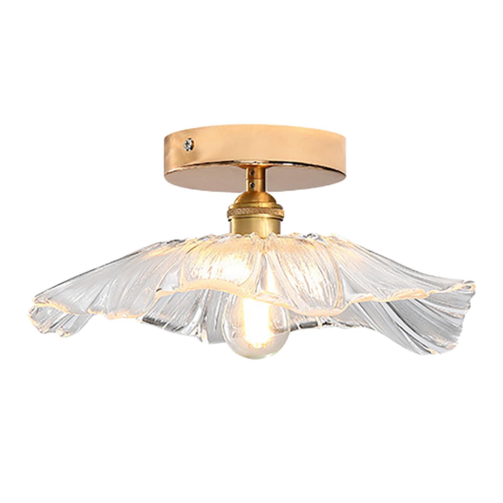 LED Ceiling Lights Chandelier Lamp Minimalist Round Fixtures Light Glass
