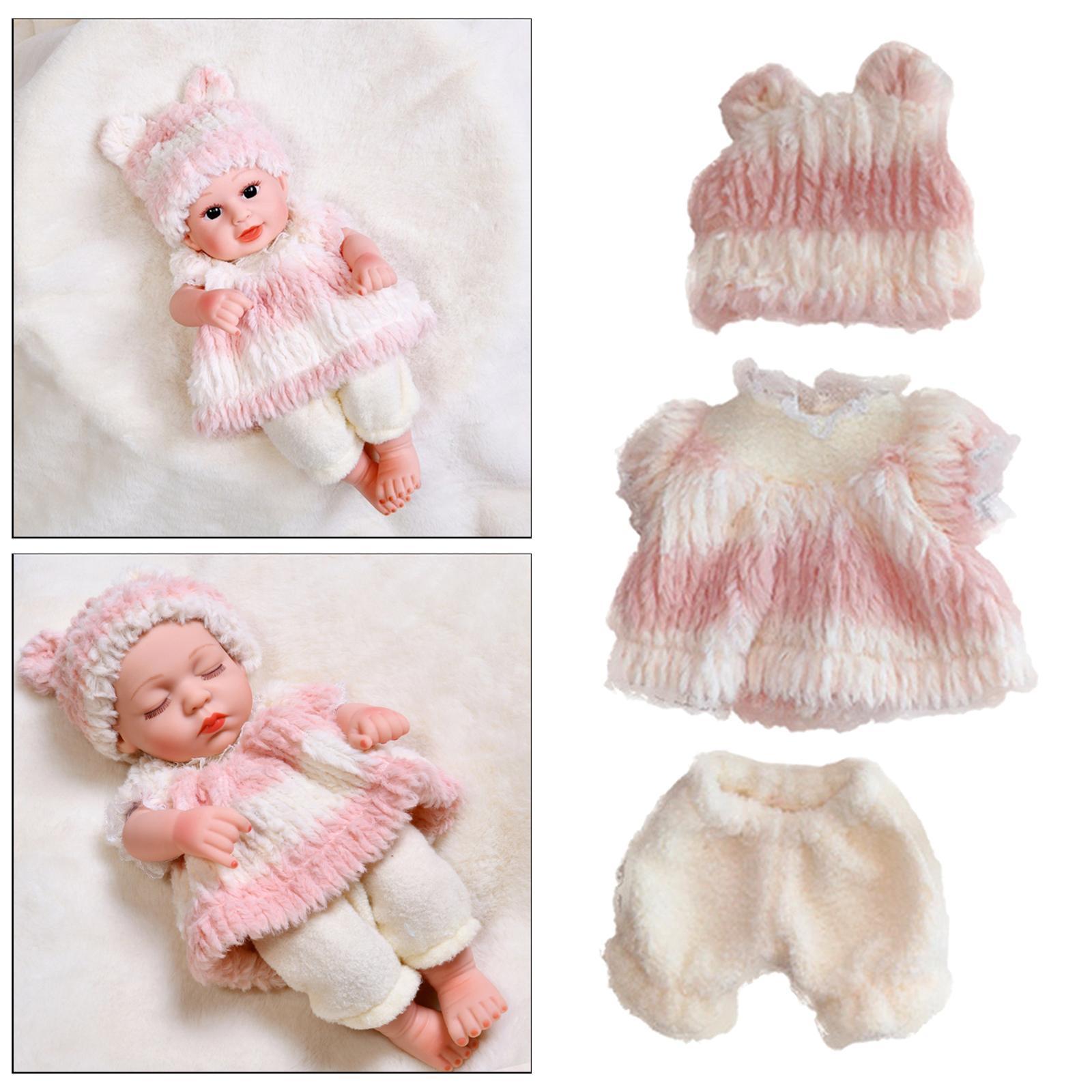 Handmade Baby Doll Clothes Costumes Pajamas for 30cm Baby Dolls