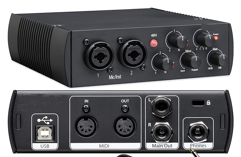 Audio interface soundcard PreSonus AudioBox USB 96  thu âm live stream cài được studio one 5 - like new 98 % ( hàng chính hãng )