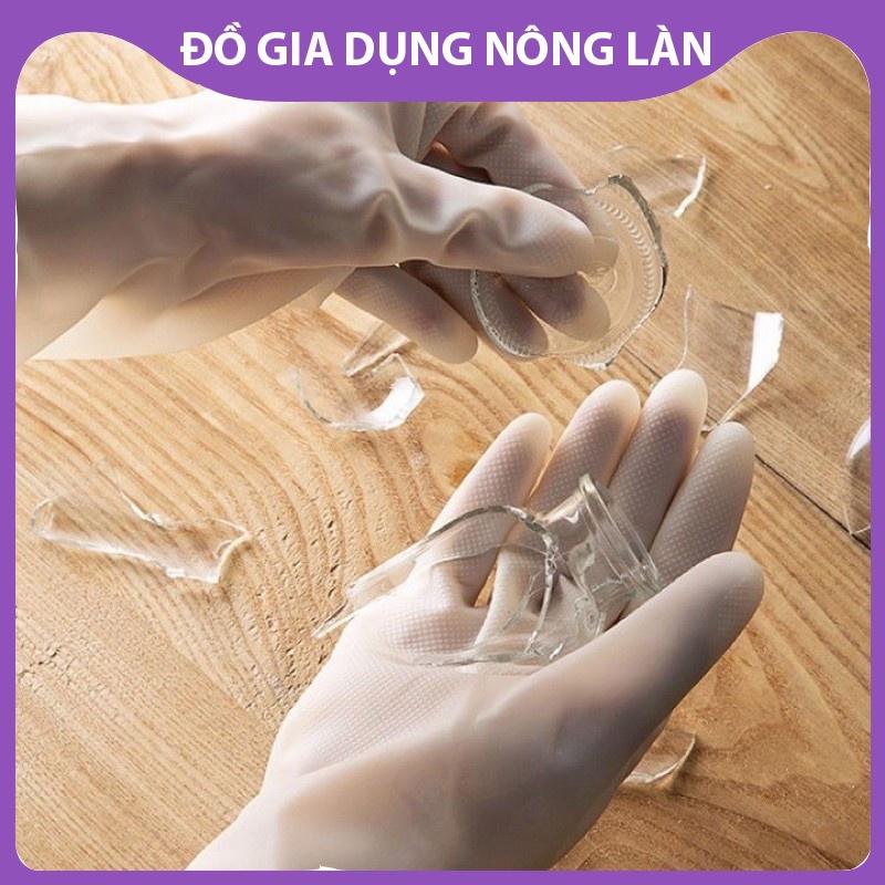 Gang tay cao su con hưu - siêu bền, siêu dai - rửa bát, làm bếp, làm vườn, dọn vệ sinh - bảo vệ da tay NL Shop